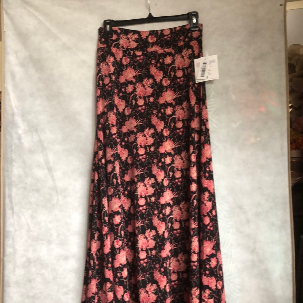 LuLaRoe- Maxi - M - long skirt flower pattern